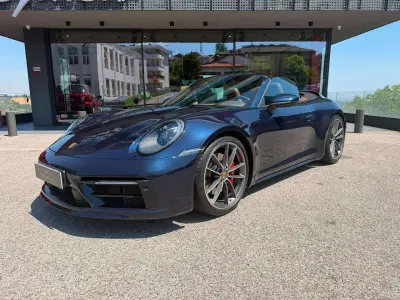 Usata Porsche 911 Carrera 4S Cabriolet 450 CV (330 kW) 2020 Blu Cabrio