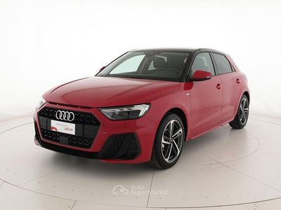 Usata Audi A1 Sportback S-Line 95 CV (69 kW) 2024 Rosso progressivo metallizzato nero mito metallizzato Utilitaria