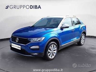 Usata VW T-Roc Style 116 CV (85 kW) 2019 Blu SUV