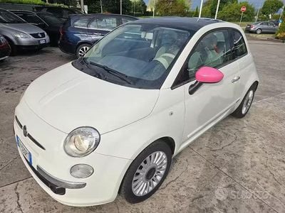 Usata Fiat 500 Lounge 69 CV (50 kW) 2013 Bianco pastello Utilitaria