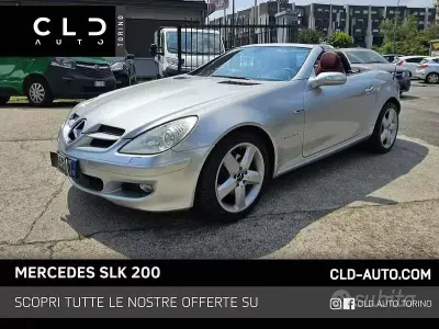 Usata Mercedes SLK200 163 CV (119 kW) 2005 Grigio Cabrio