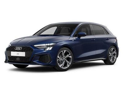Usata Audi A3 Sportback S-Line 150 CV (110 kW) 2022 Blu/azzurro Utilitaria