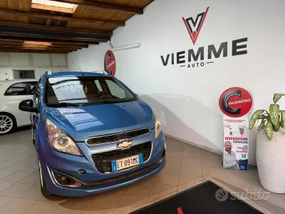 Usata Chevrolet Spark 68 CV (50 kW) 2014 Blu Utilitaria