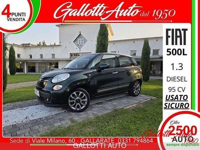 Usata Fiat 500L Lounge 85 CV (62 kW) 2015 Verde Monovolume