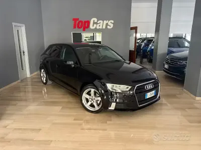 Usata Audi A3 Sport 116 CV (85 kW) 2017 Nero Berlina