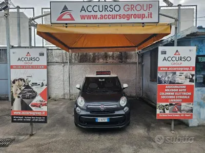 Käytetty Fiat 500L Lounge 85 HP (62 kW) 2014 Harmaa Tila-auto