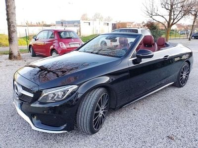 Usata Mercedes C200 Premium Plus 184 CV (135 kW) 2016 Nero Cabrio