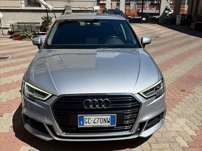 Usata Audi A3 S-Line 110 CV (80 kW) 2017 Grigio Berlina