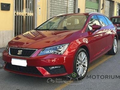 Usata Seat Leon ST Black Edition 131 CV (96 kW) 2020 Rosso Station wagon