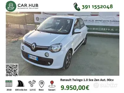 Usata Renault Twingo Zen 90 CV (66 kW) 2018 Bianco Utilitaria