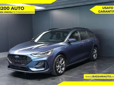 Usata Ford Focus ST-Line 125 CV (91 kW) 2023 Blu Station wagon