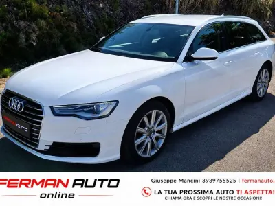 Usata Audi A6 Ambiente 190 CV (139 kW) 2015 Bianco Station wagon