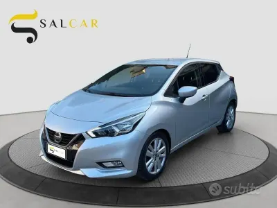 Usata Nissan Micra Tekna 101 CV (74 kW) 2020 Grigio Utilitaria