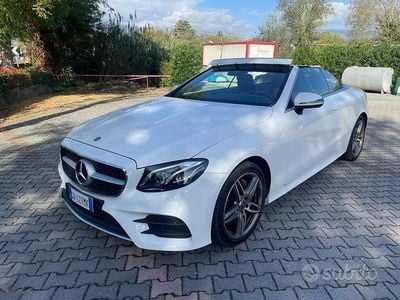 Usata Mercedes E220 Premium 194 CV (142 kW) 2018 Bianco Cabrio