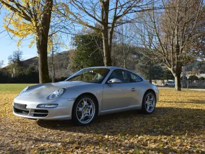 Usata Porsche 997 320 CV (235 kW) 2004 Argento Coupé