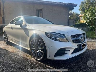 Usata Mercedes C180 Premium 156 CV (114 kW) 2022 Bianco Coupé