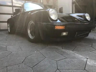 Usata Porsche 911 Turbo 300 CV (220 kW) 1989 Nero Cabrio