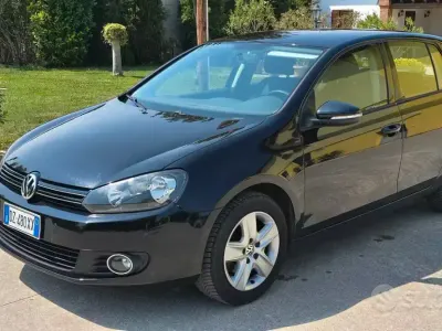 Usata VW Golf VI 122 CV (89 kW) 2010 Nero Berlina