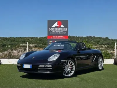 Usata Porsche Boxster 295 CV (216 kW) 2007 Basalt black Cabrio