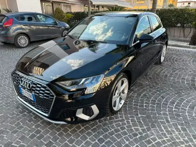 Usata Audi A3 Advanced 150 CV (110 kW) 2021 Nero Berlina