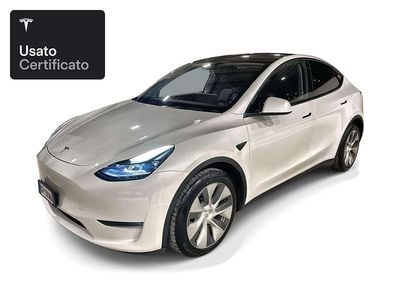 Usata Tesla Model Y Long Range AWD 258 kW (351 CV) 2021 Pearl white multicoat SUV