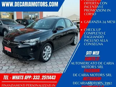 Usata Opel Corsa Edition 75 CV (55 kW) 2021 Nero Utilitaria