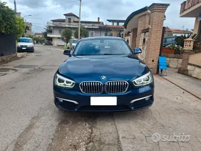 Usata BMW 116 Sport Line 116 CV (85 kW) 2016 Blu Utilitaria