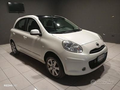 Usata Nissan Micra Tekna 80 CV (58 kW) 2013 Bianco Utilitaria