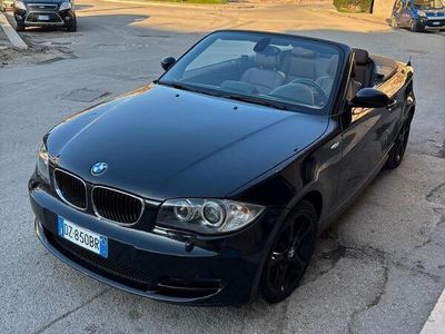 Usata BMW 120 Cabriolet 177 CV (130 kW) 2010 Nero Cabrio