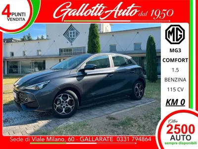 Nuova MG MG3 Comfort 116 CV (85 kW) 2026 Grigio Utilitaria