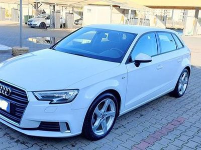 Usata Audi A3 Sport 110 CV (80 kW) 2017 Bianco Berlina