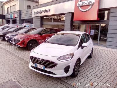 Usata Ford Fiesta Titanium 74 CV (54 kW) 2022 Bianco Berlina