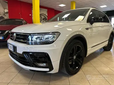 Usata VW Tiguan R-line 150 CV (110 kW) 2020 Bianco SUV