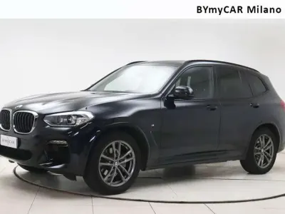 Usata BMW X3 M Sport 190 CV (139 kW) 2021 Carbon black metallizzato SUV