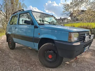 Second-hand Fiat Panda 4x4 Trekking 54 CP (39 kW) 2001 Albastru Hatchback
