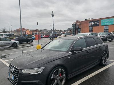 Usata Audi A6 S-Line 218 CV (160 kW) 2015 Grigio Station wagon
