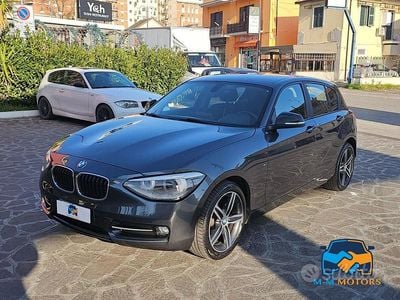 Usata BMW 116 Sport Line 116 CV (85 kW) 2015 Grigio Utilitaria