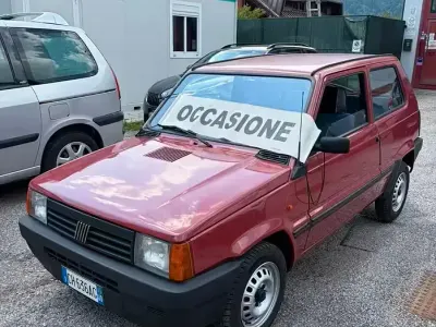 Usata Fiat Panda Young 54 CV (39 kW) 2003 Rosso Utilitaria