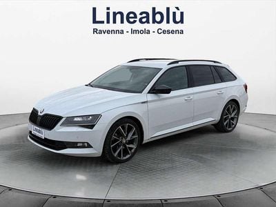 Usata Skoda Superb SportLine 150 CV (110 kW) 2018 Bianco Station wagon