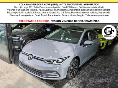 Usata VW Golf VIII Move 116 CV (85 kW) 2023 Moonstone grey Berlina