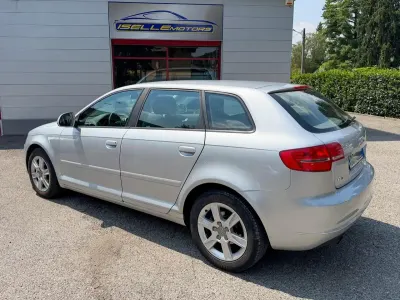 Usata Audi A3 Sportback Ambition 102 CV (75 kW) 2008 Argento Utilitaria