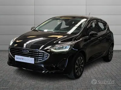 Usata Ford Fiesta Titanium 75 CV (55 kW) 2022 Nero Utilitaria