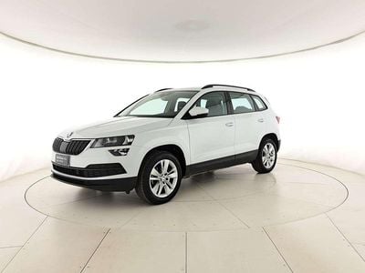Usata Skoda Karoq Executive 110 CV (80 kW) 2022 Bianco luna metallizzato SUV