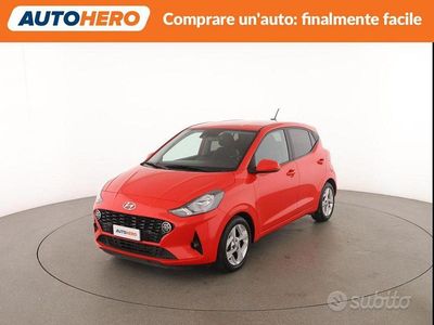 Usata Hyundai i10 67 CV (49 kW) 2020 Rosso Utilitaria
