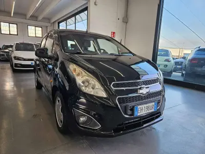 Usata Chevrolet Spark LS 68 CV (50 kW) 2011 Nero Utilitaria