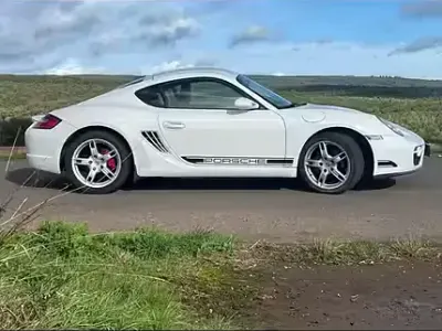 Usata Porsche Cayman 245 CV (180 kW) 2008 Bianco Coupé