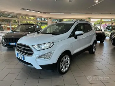 Usata Ford Ecosport Titanium 125 CV (91 kW) 2021 Bianco SUV