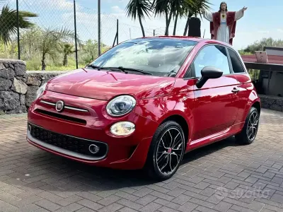 Usata Fiat 500S 95 CV (69 kW) 2018 Rosso Utilitaria