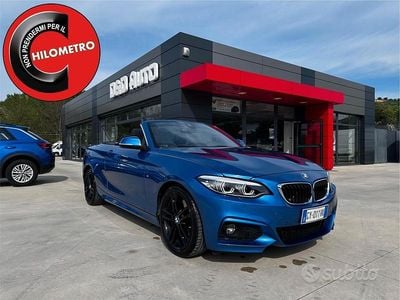 Usata BMW 220 M Sport 190 CV (139 kW) 2019 Blu Cabrio