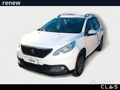 Usata Peugeot 2008 Active 75 CV (55 kW) 2016 Bianco SUV